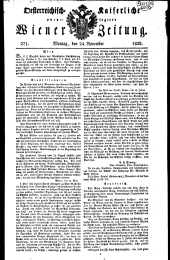 Wiener Zeitung 18281124 Seite: 1