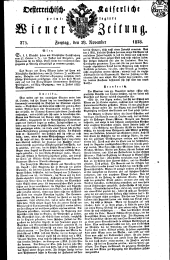 Wiener Zeitung 18281128 Seite: 1