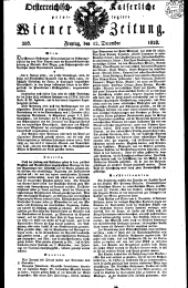 Wiener Zeitung 18281212 Seite: 1