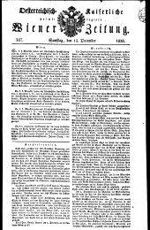 Wiener Zeitung 18281213 Seite: 1