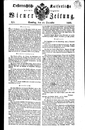 Wiener Zeitung 18281220 Seite: 1