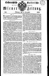 Wiener Zeitung 18281222 Seite: 1