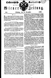 Wiener Zeitung 18281223 Seite: 1