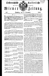 Wiener Zeitung 18281227 Seite: 1