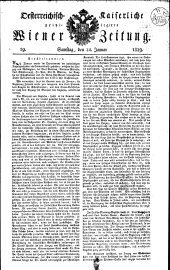 Wiener Zeitung 18290124 Seite: 1