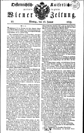 Wiener Zeitung 18290126 Seite: 1