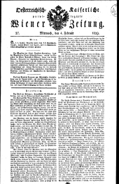 Wiener Zeitung 18290204 Seite: 1