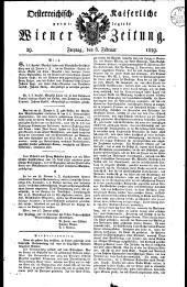 Wiener Zeitung 18290206 Seite: 1