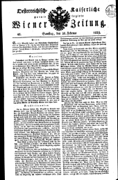 Wiener Zeitung 18290228 Seite: 1