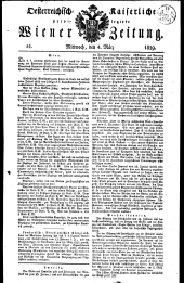 Wiener Zeitung 18290304 Seite: 1