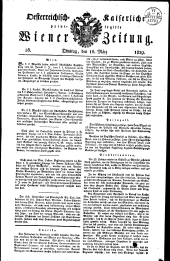 Wiener Zeitung 18290310 Seite: 1