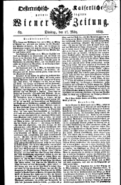 Wiener Zeitung 18290317 Seite: 1