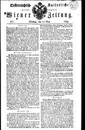 Wiener Zeitung 18290511 Seite: 1