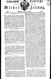 Wiener Zeitung 18290525 Seite: 1