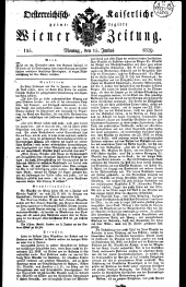 Wiener Zeitung 18290615 Seite: 1