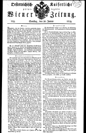 Wiener Zeitung 18290620 Seite: 1