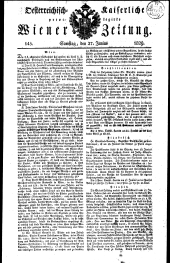 Wiener Zeitung 18290627 Seite: 1