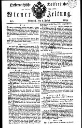 Wiener Zeitung 18290708 Seite: 1