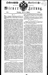 Wiener Zeitung 18290710 Seite: 1