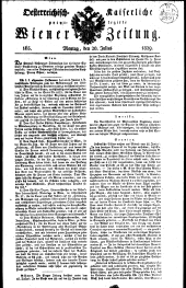 Wiener Zeitung 18290720 Seite: 1
