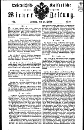 Wiener Zeitung 18290724 Seite: 1