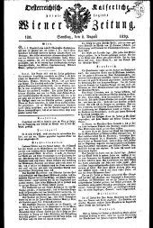 Wiener Zeitung 18290808 Seite: 1