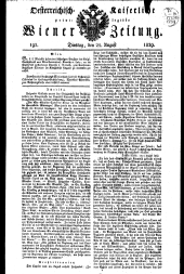 Wiener Zeitung 18290825 Seite: 1