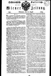 Wiener Zeitung 18290826 Seite: 1