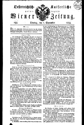 Wiener Zeitung 18290901 Seite: 1