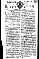 Wiener Zeitung 18290902 Seite: 1