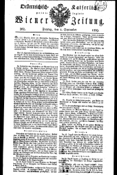 Wiener Zeitung 18290904 Seite: 1