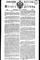 Wiener Zeitung 18290910 Seite: 1