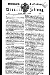 Wiener Zeitung 18291002 Seite: 1