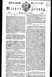 Wiener Zeitung 18291005 Seite: 1