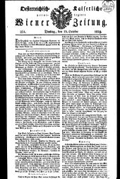 Wiener Zeitung 18291013 Seite: 1