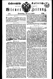 Wiener Zeitung 18291022 Seite: 1