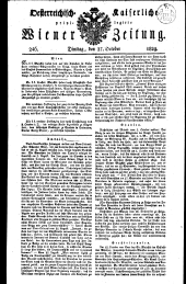 Wiener Zeitung 18291027 Seite: 1