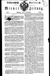 Wiener Zeitung 18291106 Seite: 1