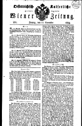 Wiener Zeitung 18291113 Seite: 1