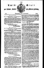Wiener Zeitung 18291126 Seite: 1