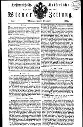 Wiener Zeitung 18291207 Seite: 1