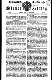 Wiener Zeitung 18291214 Seite: 1