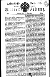 Wiener Zeitung 18291221 Seite: 1