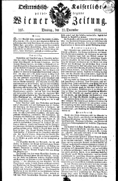 Wiener Zeitung 18291222 Seite: 1