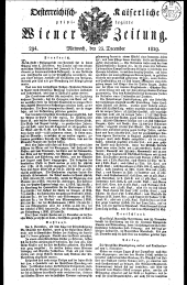 Wiener Zeitung 18291223 Seite: 1