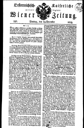 Wiener Zeitung 18291229 Seite: 1