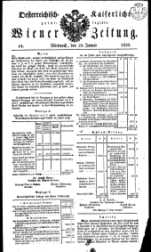 Wiener Zeitung 18300120 Seite: 1