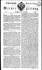 Wiener Zeitung 18300130 Seite: 1