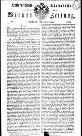 Wiener Zeitung 18300224 Seite: 1