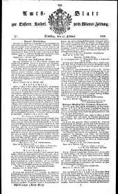 Wiener Zeitung 18300227 Seite: 15